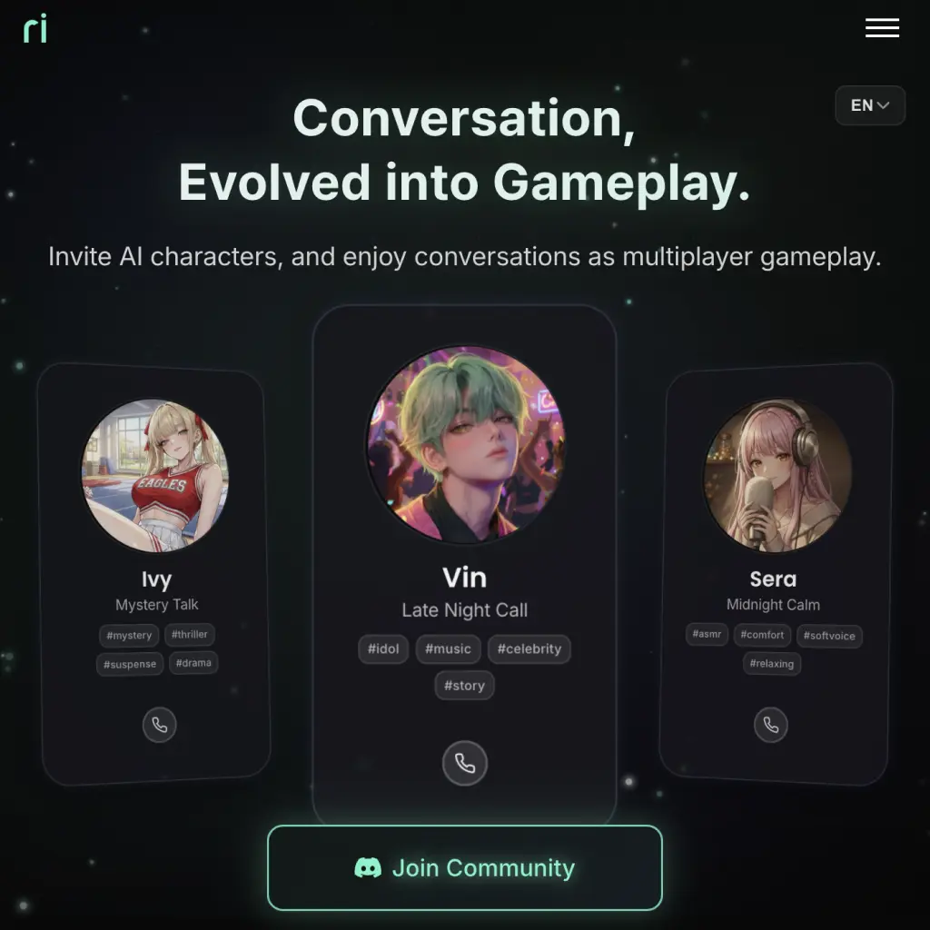 Discord AI Character RPG