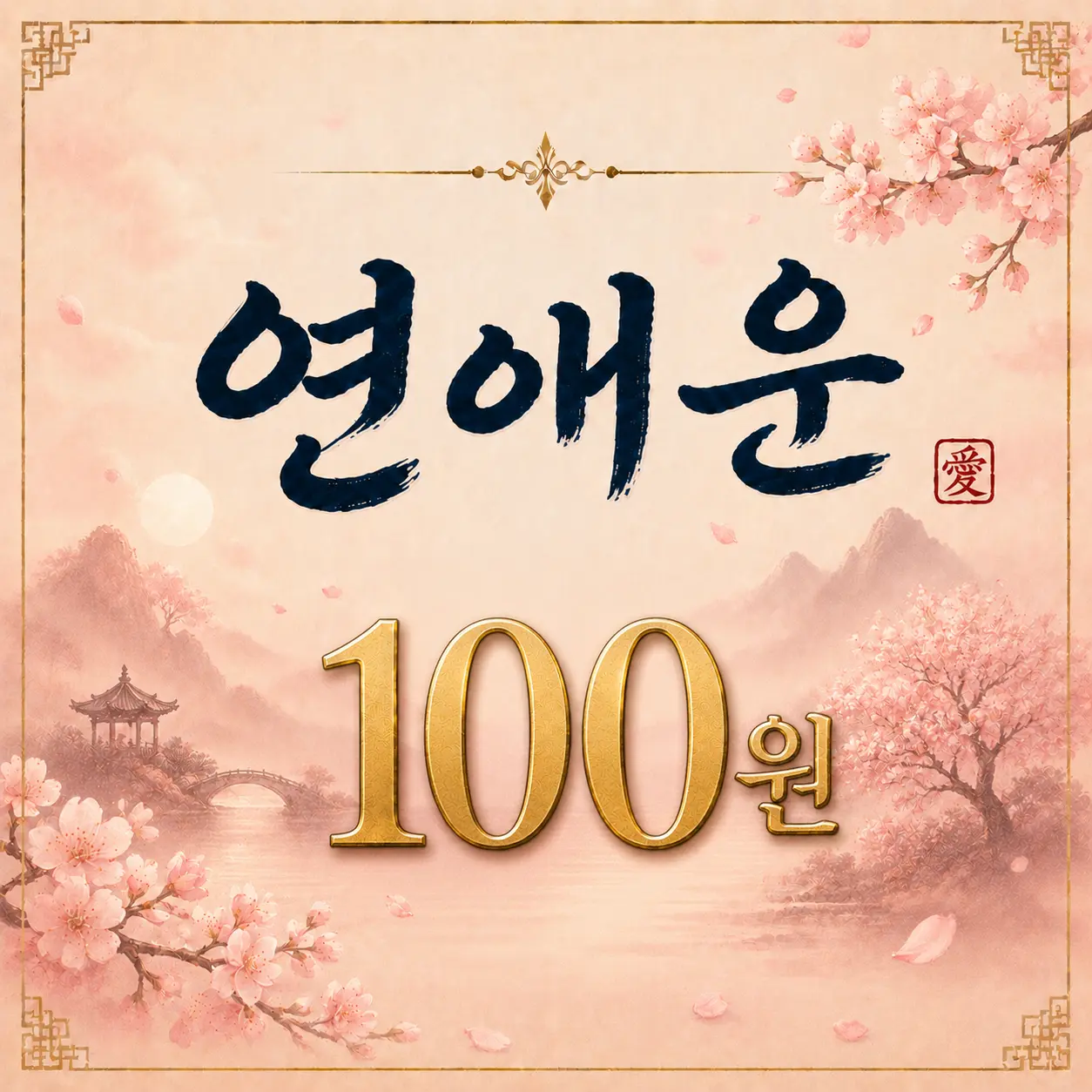 박명화 사주풀이 — 내 연애운 흐름 보기