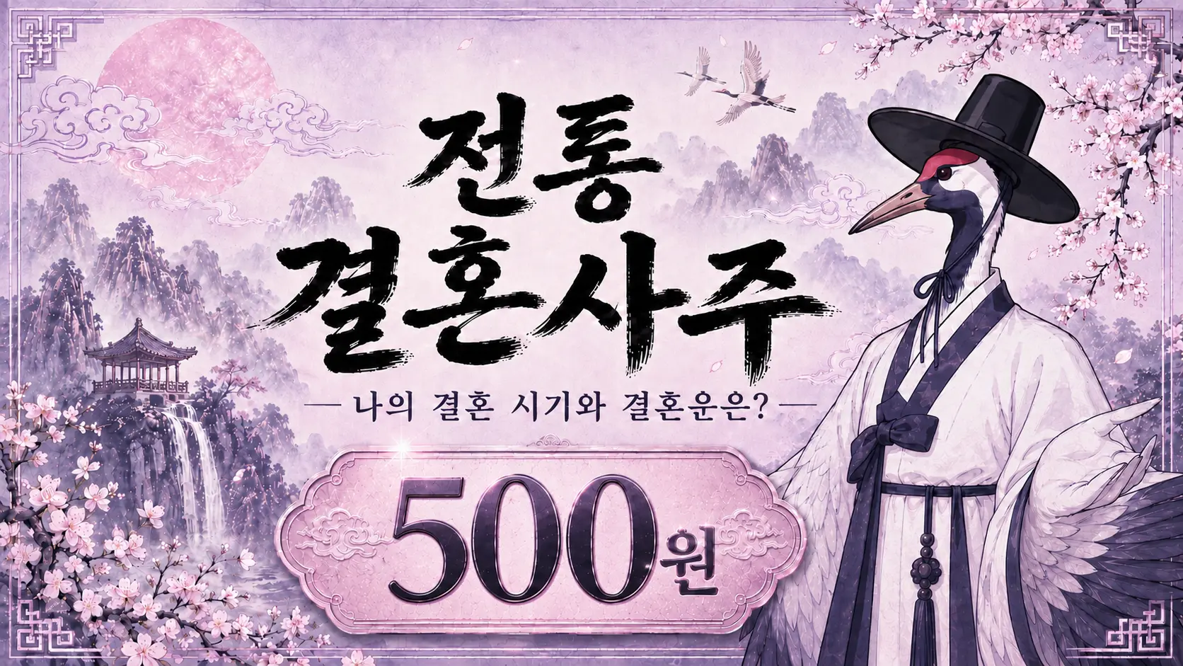 내 결혼운 흐름 보기