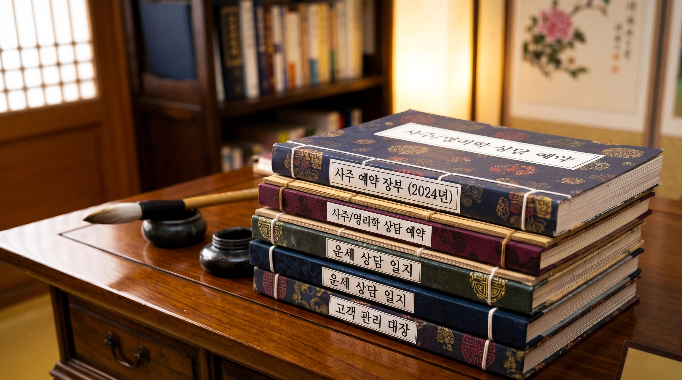 명화재 장부 — 복채 100원의 의미