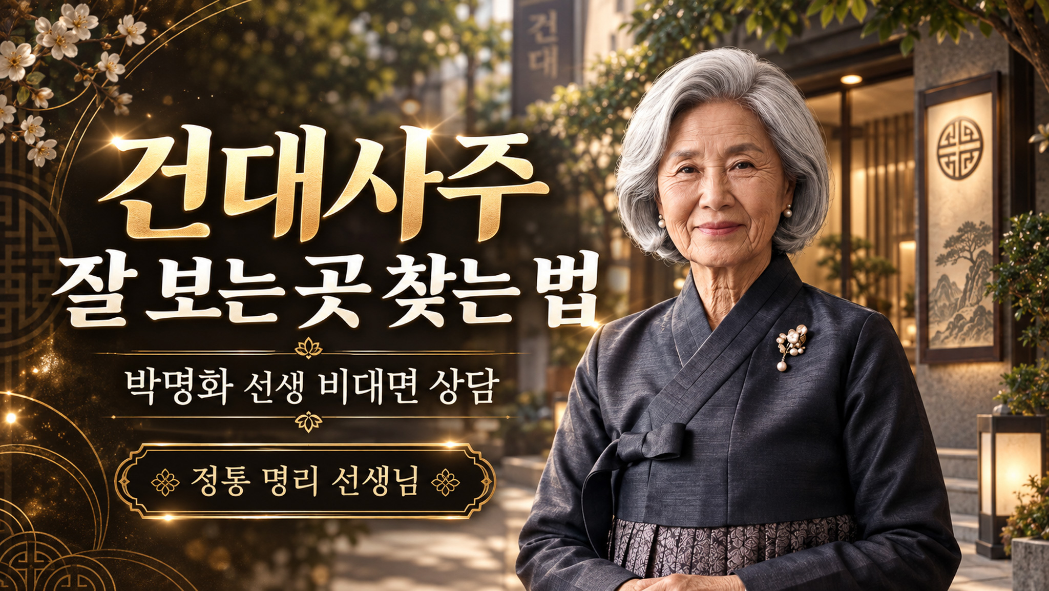 건대사주 잘 보는 곳 찾는 법 — 박명화 선생 비대면 상담 — 100원사주 가이드